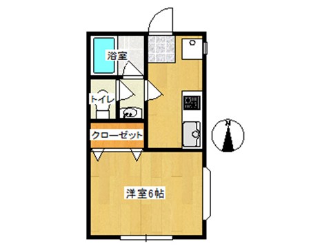 長澤マンションの間取り写真