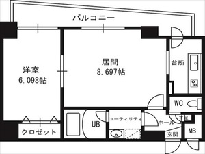 フォレスト円山の間取り