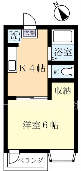 ハイツバロン２の間取り