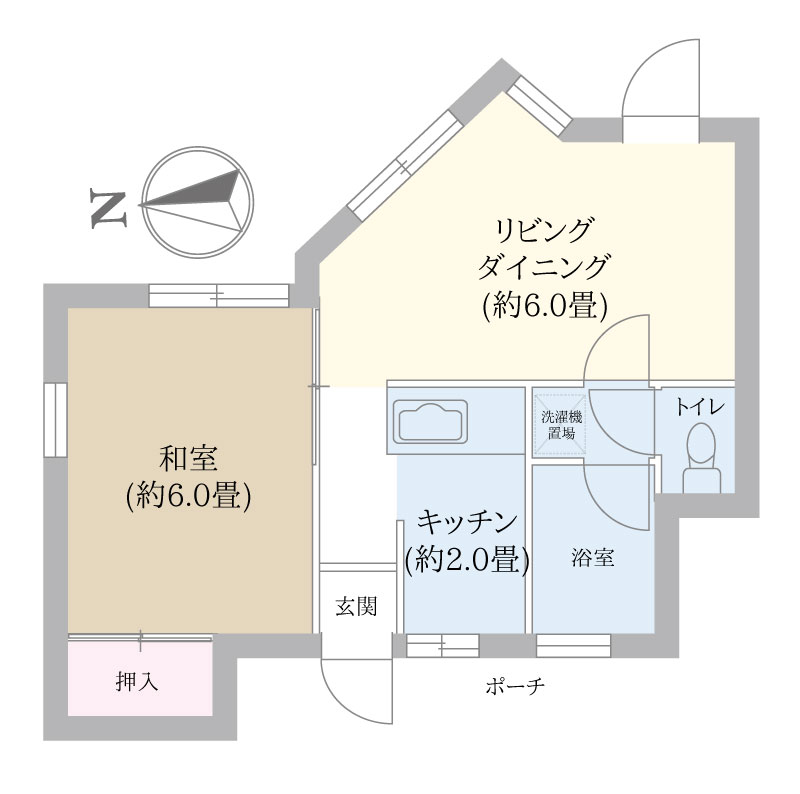 フレンドハイツの間取り