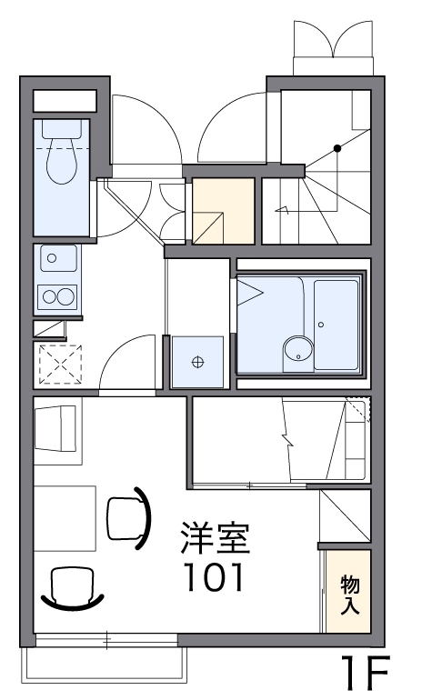 レオパレス片山の間取り