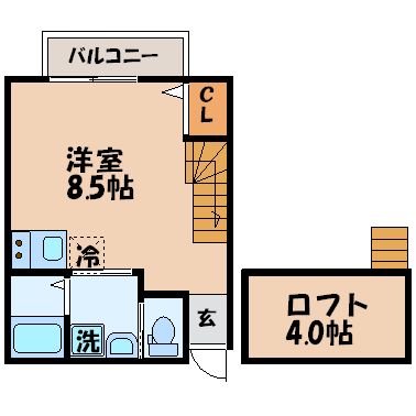 アメニティ東小島の間取り