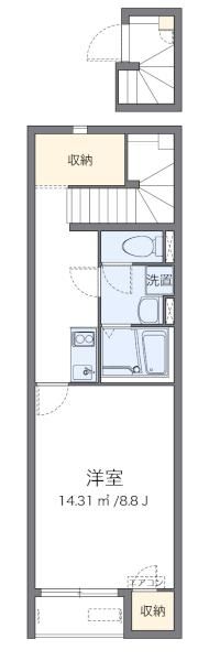 クレイノプルメリア２３の間取り