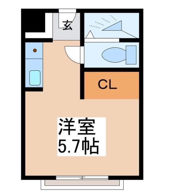 松本市女鳥羽のマンションの間取り