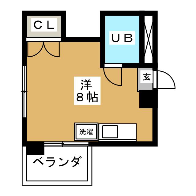 晃立ビルの間取り写真