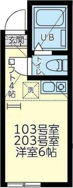 ユナイト追浜ストラスブールの間取り