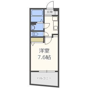 大阪市西区立売堀のマンションの間取り