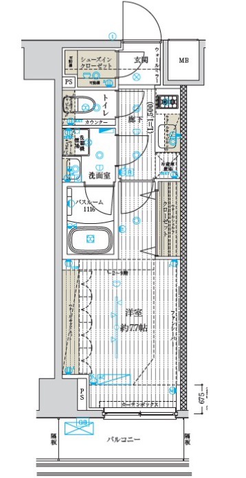 足立区東和のマンションの間取り