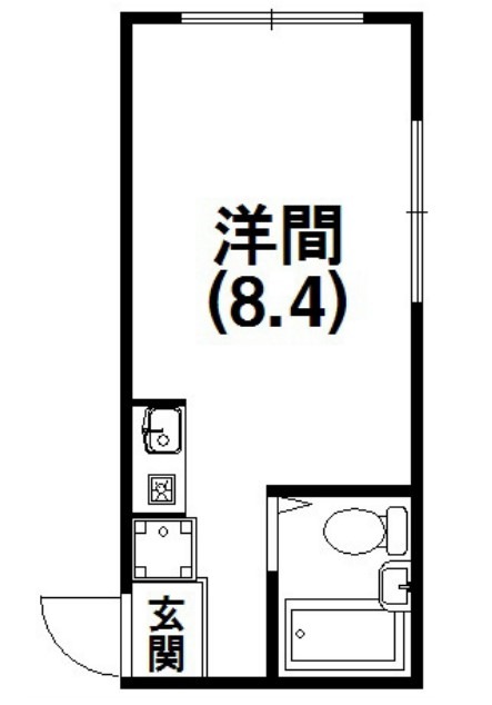 静岡県浜松市中央区布橋３（アパート）の賃貸物件の間取り