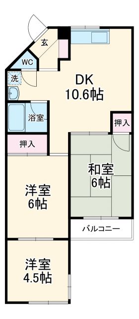 シティライフ柳の間取り