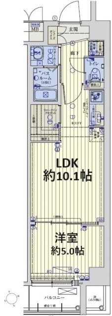 スワンズ京都東寺ガーデンの間取り