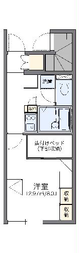 レオパレスＣＡＲＲＯＴの間取り