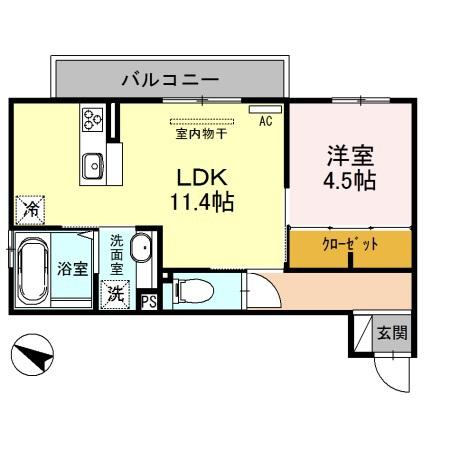 カーサ庄衛門の間取り