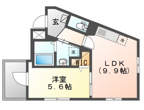 DIMORA北千住の間取り