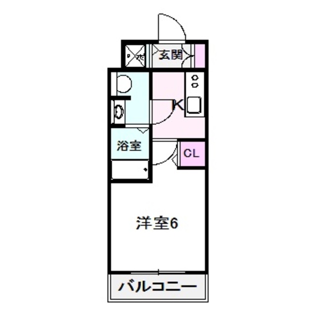 クレアート大阪トゥールビヨンの間取り