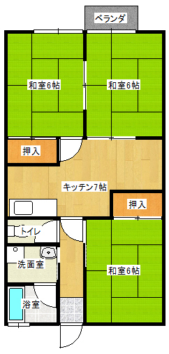 シティハウスSAKAE　A棟A棟の間取り