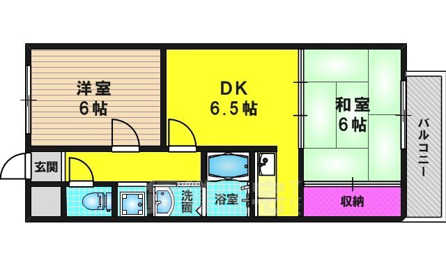 アフリー太田2の間取り