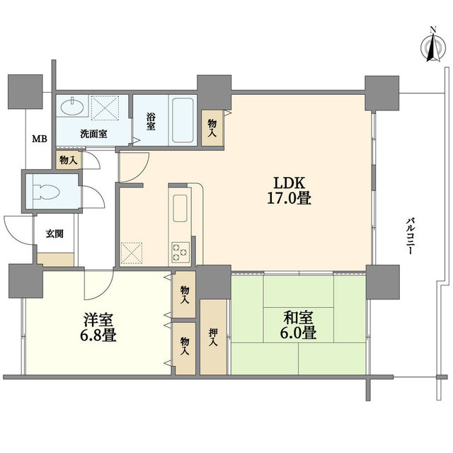 ファインビュー西宮の間取り