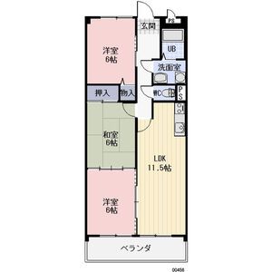 丹羽郡扶桑町大字柏森のマンションの間取り