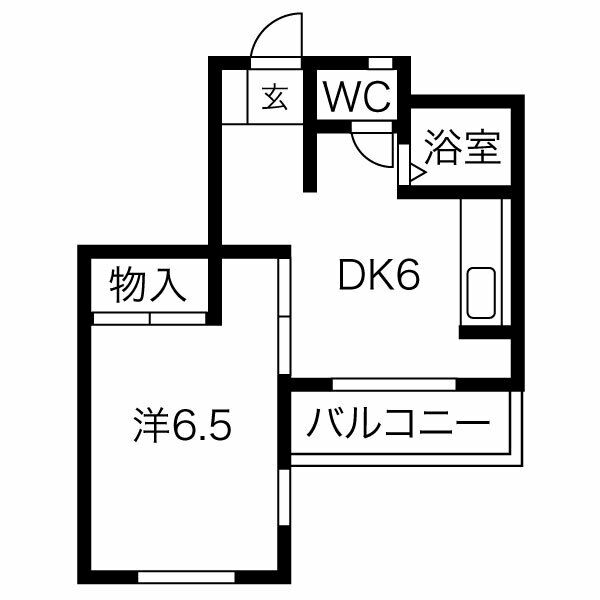 サチハイツの間取り