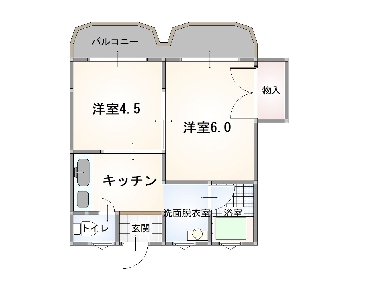 城南坂ビルの間取り