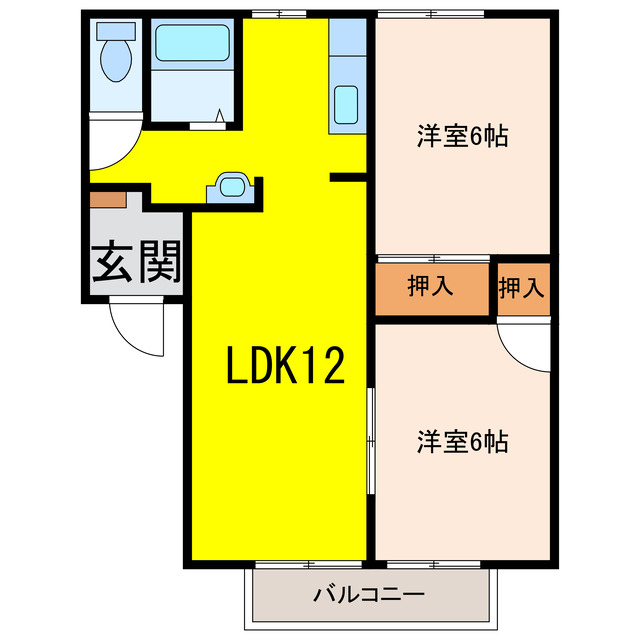 【メゾンエスポワールの間取り】