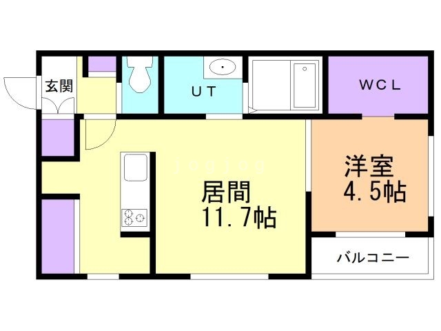 【仮）富良野日の出町ＡＰの間取り】