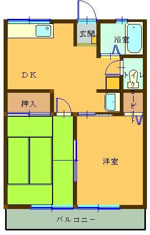 シティハイム本庄駅前の間取り