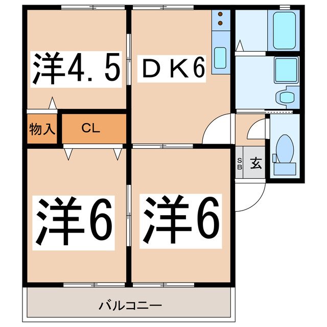 シェソワの間取り