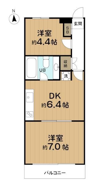 ＫＳ馬橋の間取り