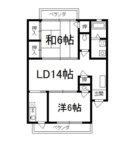 星野マンションの間取り