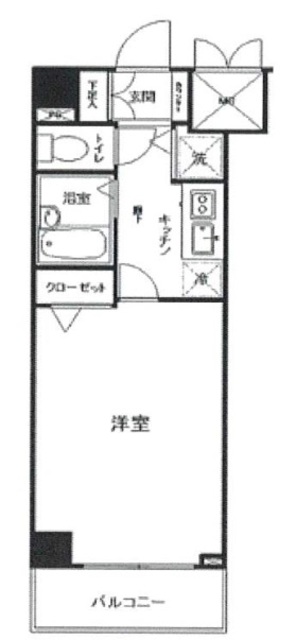 トーシンフェニックス上野毛の間取り