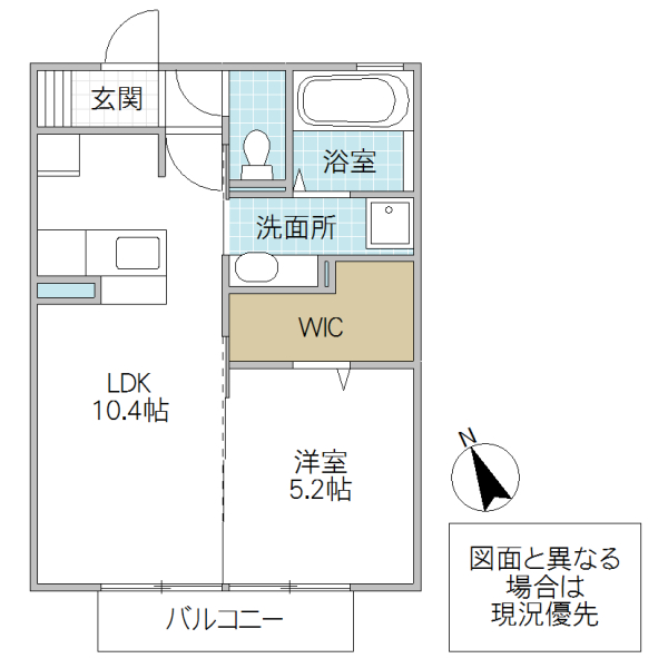 D-room赤塚 Aの間取り