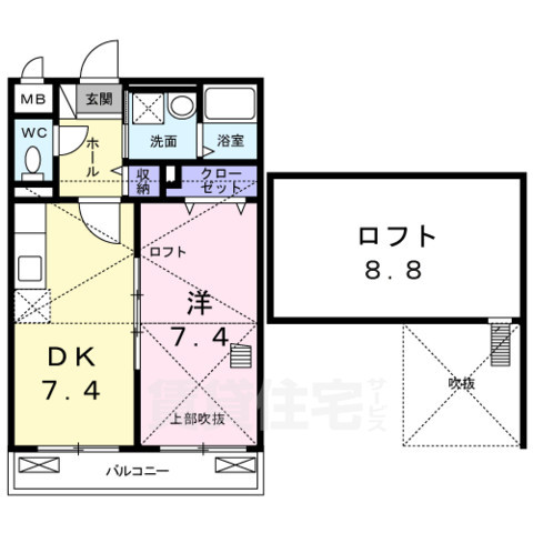 バンブー インの間取り