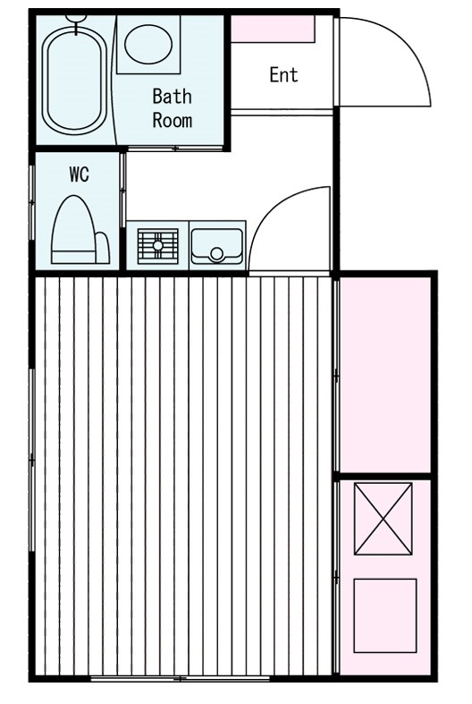 志水ハイツの間取り