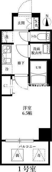 吹田市豊津町のマンションの間取り