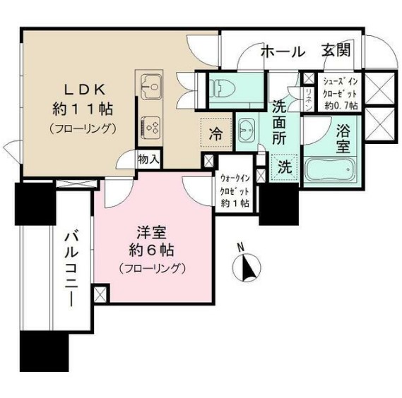 アルビオ・ザ・タワー千代田飯田橋の間取り