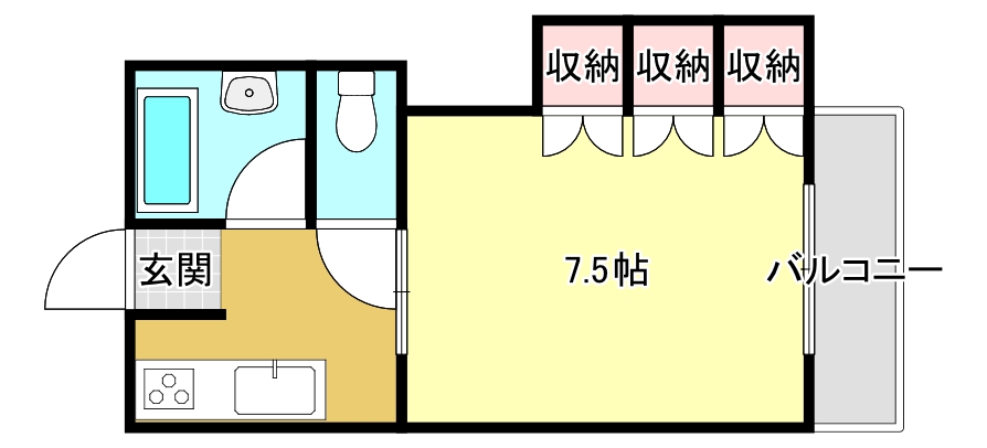 Mハイツの間取り