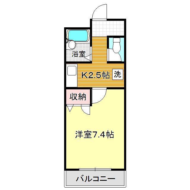 ハイツシーホークの間取り