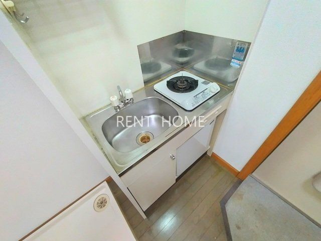 キッチン　１口コンロのシステムキッチンです。