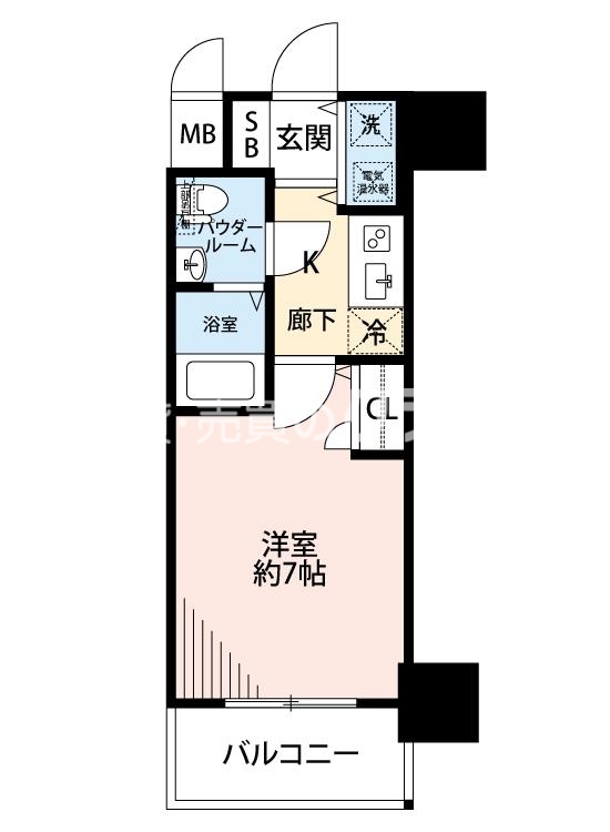 ベルエ難波西の間取り