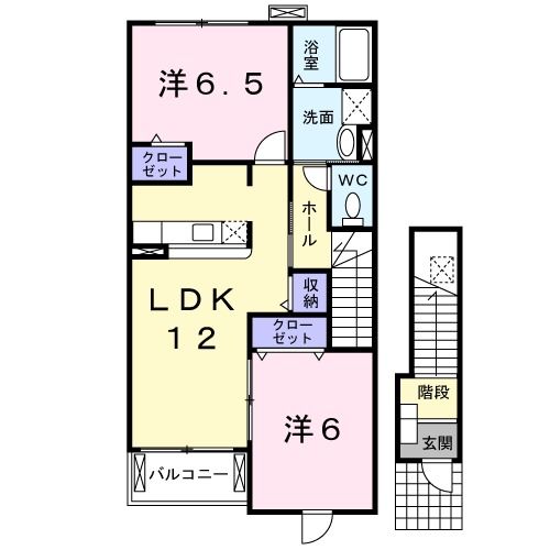 ブラヴィッシモ　Iの間取り