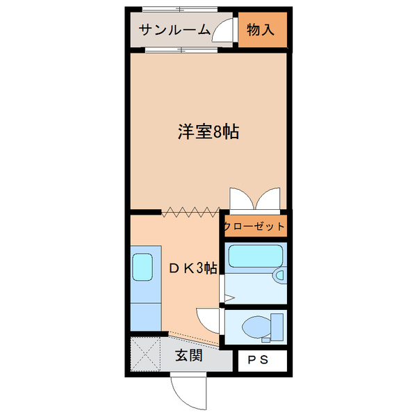 ミストラル高尾の間取り