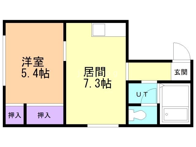 ウィンテラスIIの間取り