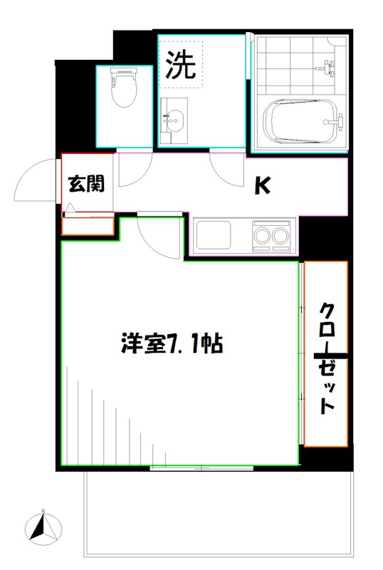 ソラレ　エムズの間取り