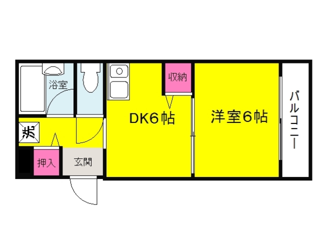 堺市中区堀上町のマンションの間取り