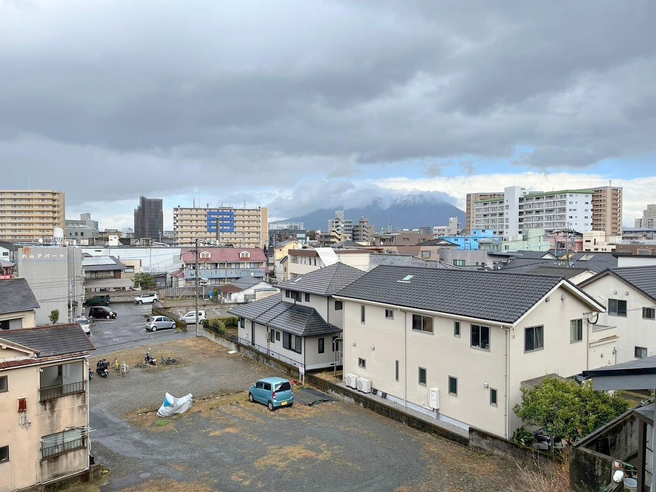 【鹿児島市唐湊のマンションの眺望】