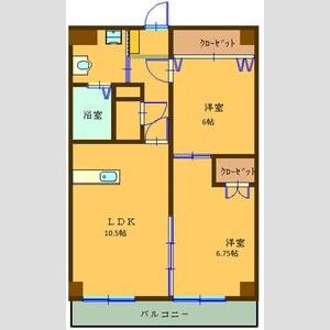 アムール松倉の間取り