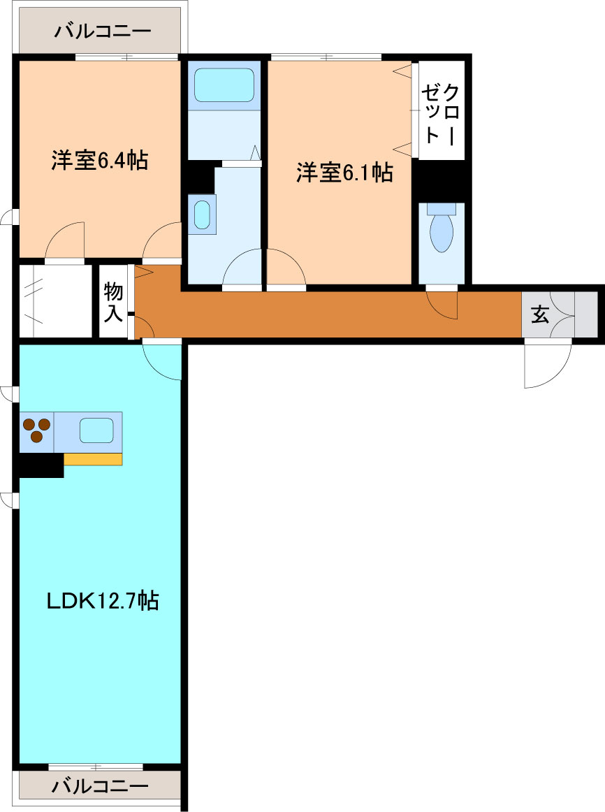 アルペジアの間取り