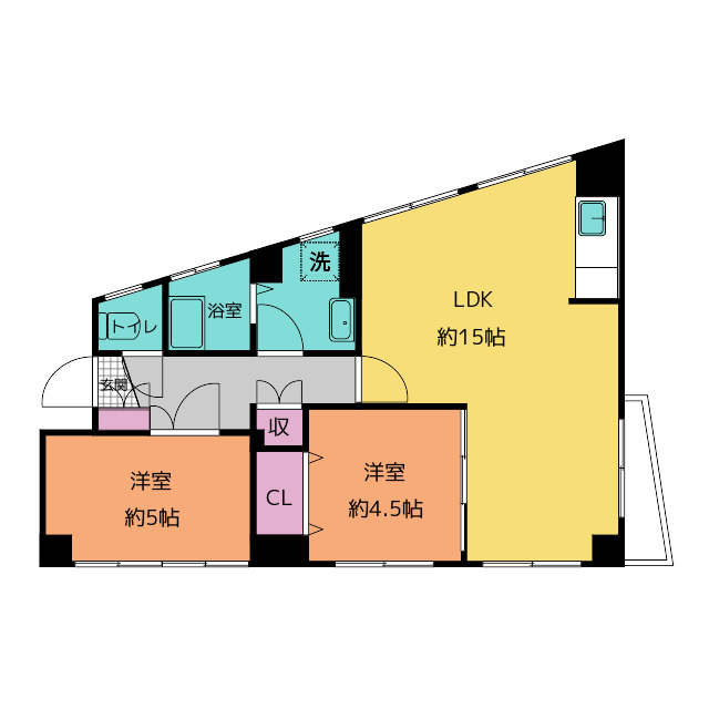 東原ビルの間取り